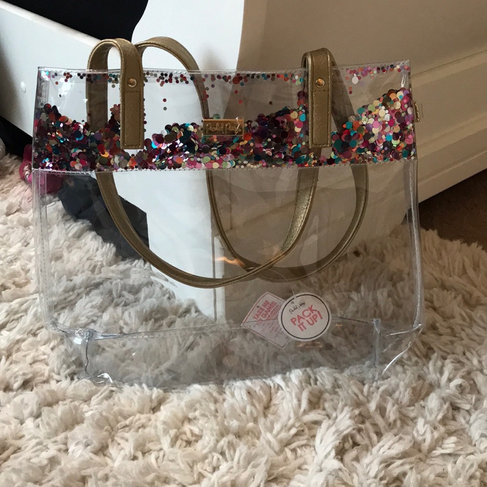 Packed party clear bag